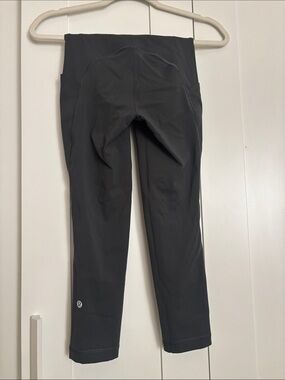Gray Lululemon Active Capris Leggings